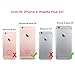 ULAK iPhone 6 Plus Case, Aluminum Coating iPhone 6s Plus Case Hybrid Hard Case Cover with PC Bumper for Apple iPhone 6s Plus / 6 Plus 5.5 Inch (Black)