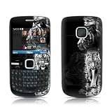 White Tiger Design Protective Skin Decal Sticker for Nokia C3 Smartphone Cell Phone
