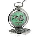 Colibri Monopoly Pocket Watch w/ Chain and Money Clip "Chance Go To Jail" PMS130000S SALE