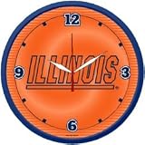 Illinois Fighting Illini Wall Clock