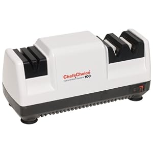 Chef's Choice 100W Diamond Hone Knife Sharpener, White