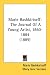 Marie Bashkirtseff: The Journal Of A Young Artist, 1860-1884 (1889)