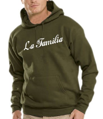 Touchlines Herren Kapuzen Sweatshirt La Familia, khaki, XL, B7097 Preisvergleich