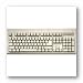 104-key Keyboard PS2 Black with large L Shaped Enter Key