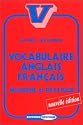 Vocabulaire anglais français