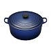 Le Creuset Cast Iron Round Casserole, Graded Blue, 24 cm