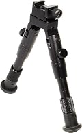 UTG Bipod, SWAT/Combat Profile, Adjustable Height, Rubberized Stand