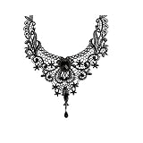 Darkey Wang Luxury Fashion Women Clavicle Necklace Exaggerated Black