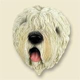 Soft Coated Wheaten Terrier Dog Head Magnet (2 in)