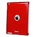 Poetic ThinShell Duo Acrylic Back Smart Cover Partner Case for the NEW Apple iPad 3rd Gen compatible with Apple Smart Cover Transparent Red (3 Year Manufacturer Warranty From Poetic)
