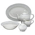 Bone China Serving Set - Blue Sky
