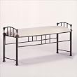 Fenton Bench In Black Walnut Finish By Fashion Bed Group