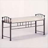 Fenton Bench In Black Walnut Finish By Fashion Bed Group