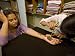 Woman Has Henna Design Applied to Her Hand at a Beauty Parlour and Boutique in Rawalpindi, Pakistan Photographic Poster Print by Don Smith, 16x12