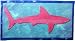 Bermuda Pink Shark Towel