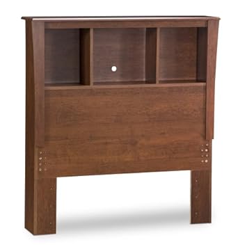 South Shore Furniture Jumper Collection 39-Inch Twin-Size Bookcase Headboard, Classic Cherry