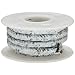Palmetto Style 1578 Carbon Compression Packing Seal, PTFE Coating, Black with White Coating