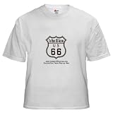 The Route 66 Auction Classic car White T-Shirt by CafePress