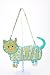 AQUA DAISY CHAIN CAT PURSE