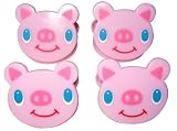 Animal Face Clips by Cram Cream (Japan) - Pink Pig