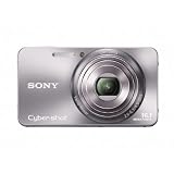 SonyCyber-ShotDSC-W57016.1MPDigitalStillCamerawithCarlZeissVario-Tessar5xWide-AngleOpticalZoomLensand2.7-inchLCD(Silver)