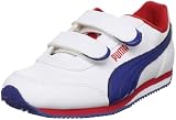 Puma Rio Racer L V Sneaker (Toddler/Little Kid/Big Kid),White/Limoges/Puma Red,7 M US Toddler