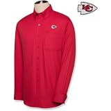Cutter & Buck Kansas City Chiefs Mens Nailshead Long Sleeve Shirt