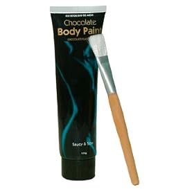 Chocolate Body Paint with brush