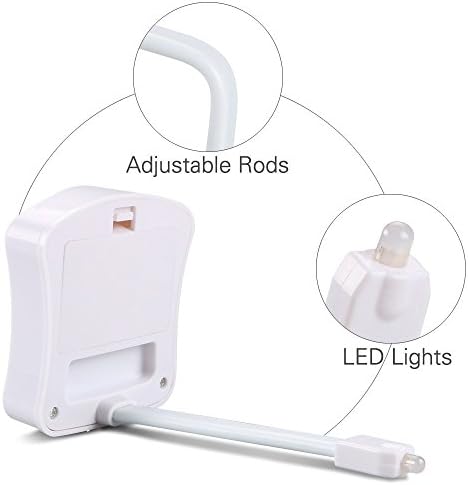 #1 Best Seller - LightBowl - MOTION ACTIVATED TOILET NIGHT LIGHT - COMPARED TO ILLUMIBOWL AND THE GLOW BOWL SMART HOME LIGHTING FOR YOUR TOILET BOWL - A LIGHT FIXTURE BY GREENWISE - SAFETY NIGHTLIGHT