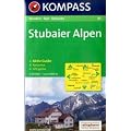 Stubaier Alpen: Wander-, Bike- und Skitourenkarte. Mit Panorama. GPS-genau. 1:50.000