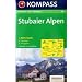 Kompass Karten, Stubaier Alpen, Wander-, Bike- und Skitourenkarte. Mit Panorama
