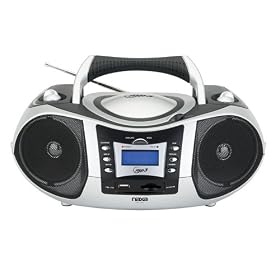 Buy NAXA NX-250 Portable AM FM Radio USB Port MP3 CD Player Boombox Stereo now!