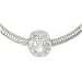 Sterling Silver With Pave Cubic Zirconia Sparkle Bead - Fits Pandora - 10mm (1)