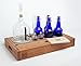 Handcrafted Small Batch Beer Making Home Brewing Kit with cobalt blue bottles