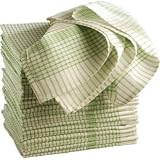 Wonderdry Tea Towels Green. 95% cotton 5% polyester. Quantity: 10.