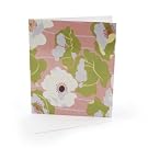 V&A Kimono Fabric Single Greeting Card