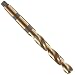 Precision Twist 209CO Cobalt Steel Taper Shank Drill Bit, Gold Oxide Finish, Morse Taper Shank, Spiral Flute, 135 Degree Point Angle