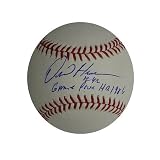 Boston Red Sox Autographed Dave Henderson MLB Baseball Inscribed 1986 Playoff Game 5 GW HR vs. Angels (MLB Au