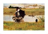 Pesca Sulla Senna Styles Art Poster Print by Federico Zandomeneghi, 28x20