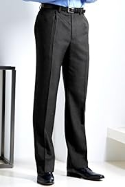 Unhemmed Collezione Pure Wool Single Pleat Trousers