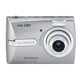 Olympus FE 130 Digital Camera [5 MP, 3 X Optical Zoom]
