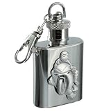 Review Sterling & Classic SC625 / Superbike 1oz Keyring Stainless Steel Hip Flask