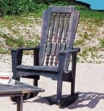 garden and patio furnitures item: Hatteras Adirondack Rocking Chair by Uwharrie - 000 Natural