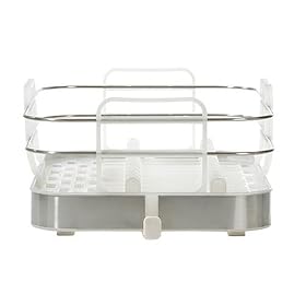 Casabella 3-pc. Dish Drainer Set with Stainless Steel Trim by Casabella