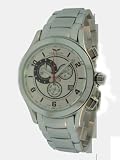 Corvette Men's CR530-M-SVR Chronograph Swiss ISA Movement Day-Date Watch