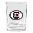 Set of 2 South Carolina Fighting Gamecocks Logo Square Shot Glass - NCAA College Athletics