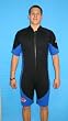 Men's Shorty Style Blue/black Wetsuit Size Large Item # 8910