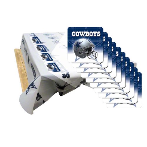Dallas Cowboys Tablecloth Coaster Pack