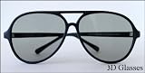 3D Glasses for Movie theatre and cinema - LG Infinia 55LW5600 55-Inch Cinema 3D 1080p 120 Hz LED HDTV Vizio Theater 3D Glasses passive Ray Ban Aviators Styles Great Gift Ideal