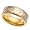 7MM Celtic Irish Claddagh Tungsten Carbide Ring Wedding Band 14K Gold plated [Size 5] (Available in Sizes 5 to 13)